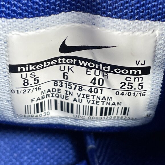 Nike Flex Trainer 6 Print Womens Size 8.5 Shoes Blue Athletic Low Top Sneaker - Picture 14 of 14